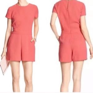 Coral professional romper, Banana Republic, size 4P petite, NWT